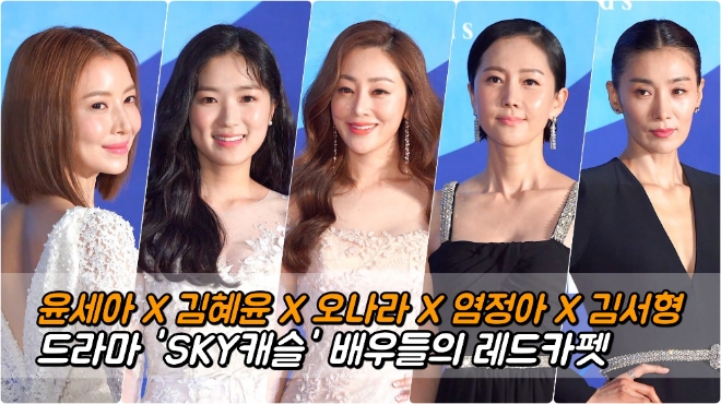 윤세아-김혜윤-오나라-염정아-김서형 'SKY캐슬' 배우들의 레드카펫 (2019 백상예술대상)