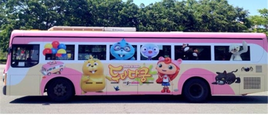 광주시 캐릭터 버스 ‘두다다쿵’/사진=광주광역시
