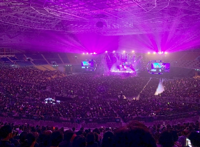 미스트롯 출연진 전국 공연이 대장정에 오른 가운데 첫날 서울의 대성황 모습. / 사진 제공 = 컬쳐팩토리