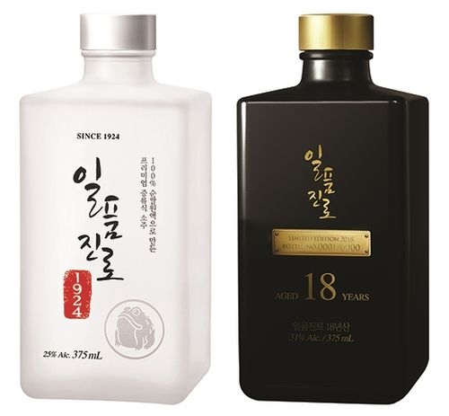 일품진로1924, 일품진로18년산 제품 / 사진 제공 = 하이트진로
