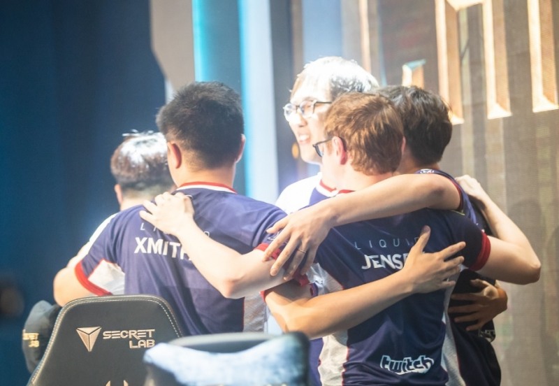 MSI 그룹 스테이지 1일차에서 2승을 거둔 리퀴드(사진=라이엇 게임즈 제공).