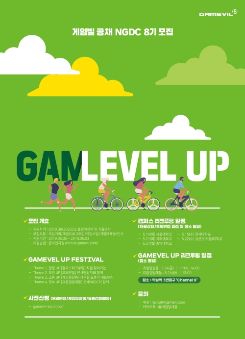 게임빌, 2019 상반기 공개 채용 실시