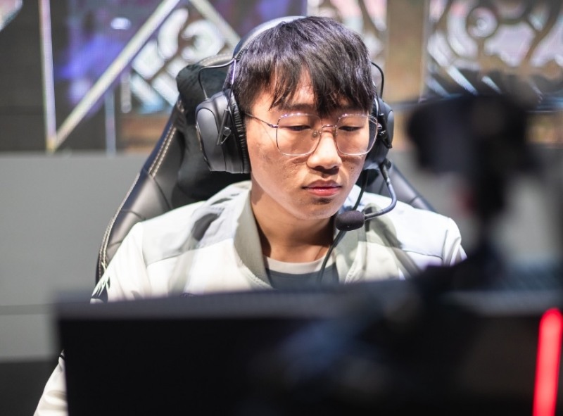 아이번으로 팀 승리에 기여한 인빅터스 게이밍의 정글러 'Ning' 가오젠닝(사진=라이엇 게임즈 제공).