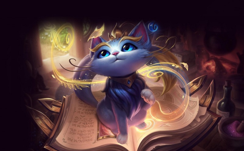 리그 오브 레전드의 144번째 챔피언 마법 고양이 유미.