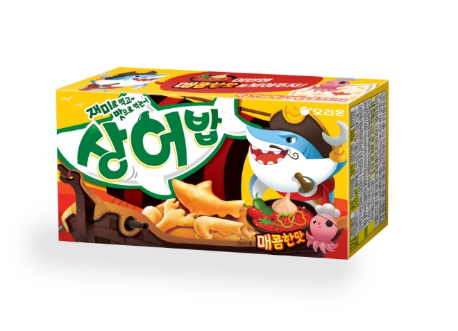 오리온 ‘상어밥 매콤한맛’ 제품 이미지 / 자료 제공 = 오리온