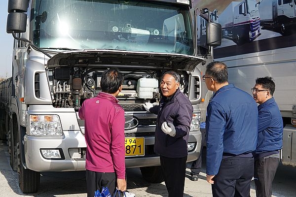 작년에 진행된 '상용차 대규모 비포서비스' 현장 사진. / 사진 제공 = 현대자동차