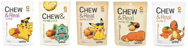 청정원 츄앤 포켓몬 스페셜 에디션 5종 / 사진 제공 = 대상