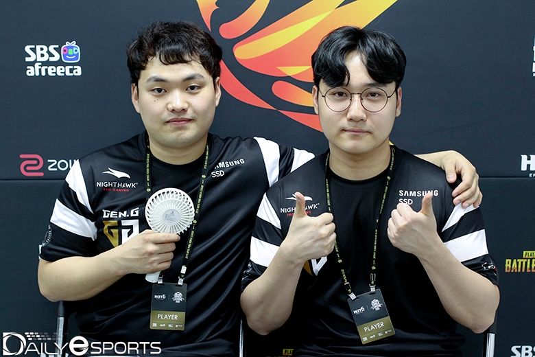 '피오' 차승훈(왼쪽)과 '에스더' 고정완.