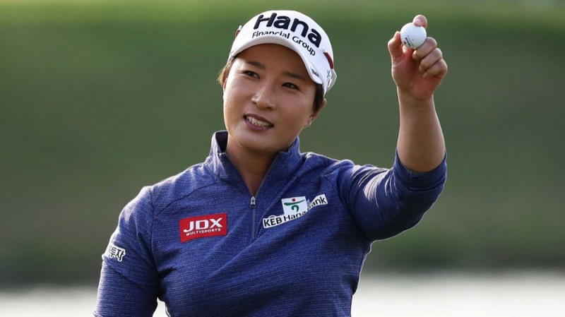 한국 여자 프로 중 첫 메이저 대회 타이틀을 획득한 박세리. 사진=미국LPGA투어.  