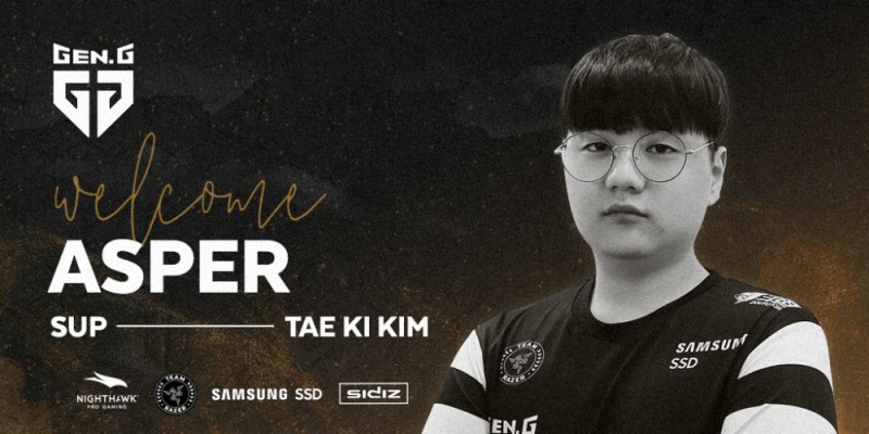 젠지, 히오스 출신 '리치'-한화생명 서포터 '애스퍼' 영입