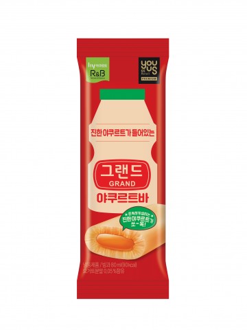 사진=한국야쿠르트가 출시한 이색 아이스바 그랜드 야쿠르트바