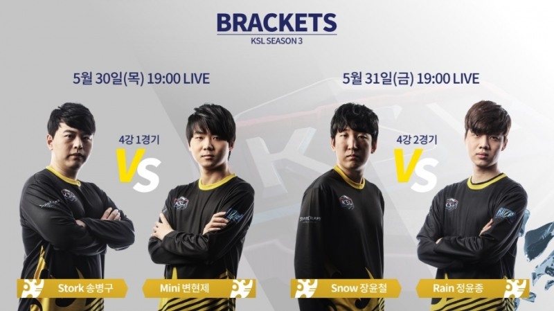 '4룡 대전' KSL 시즌3 결승, 6월 8일 넥슨 아레나서 열린다