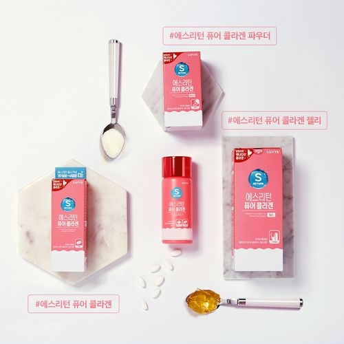 에스리턴 퓨어콜라겐 전체 제품/사진 제공 = 롯데제과
