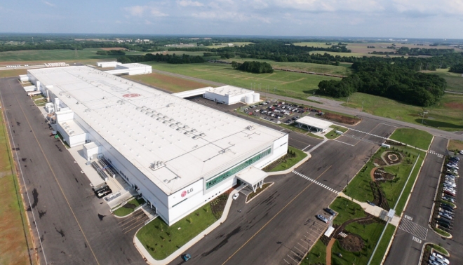 美 테네시(Tennessee)주 클락스빌(Clarksville)에 위치한 LG전자 테네시 세탁기공장 전경사진 / 사진 제공 = LG전자