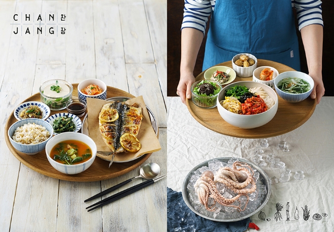 대표 메뉴’ 버터플라이 고등어구이 반상’(좌)과 ‘신메뉴 매콤 낙지 비빔밥 반상’(우) / 사진 제공 = 풀무원푸드앤컬처