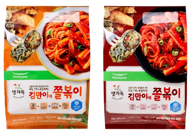 생가득 김만이네 쫄볶이 2종 / 이미지 제공 = 풀무원