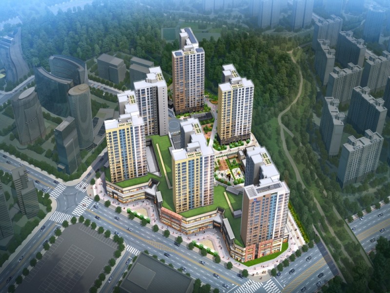 운서역 반도유보라 조감도.(이미지=반도건설)