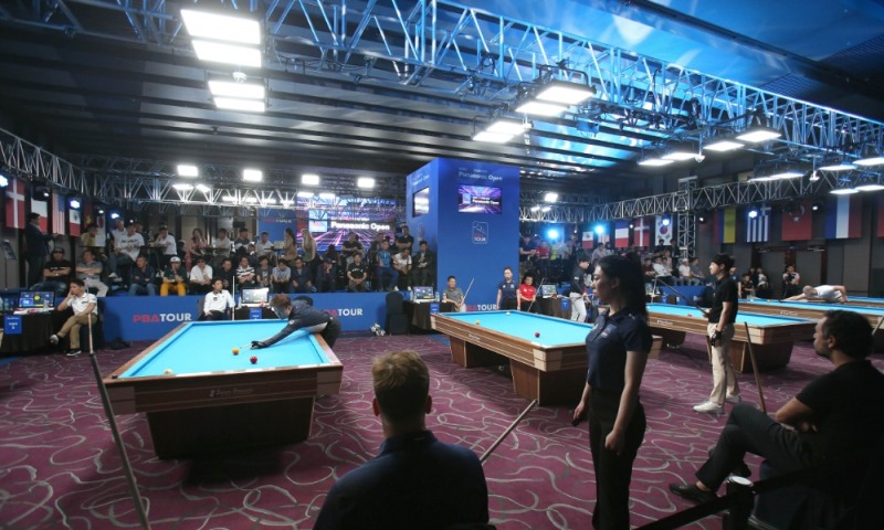 PBA투어 파나소닉 오픈 128강 경기모습.