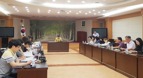 4일 실과소 및 각 읍면 담당자가 참석한 가운데 지방세․세외수입 체납액 최소화를 위한 징수대책 보고회를 실시했다./사진=담양군