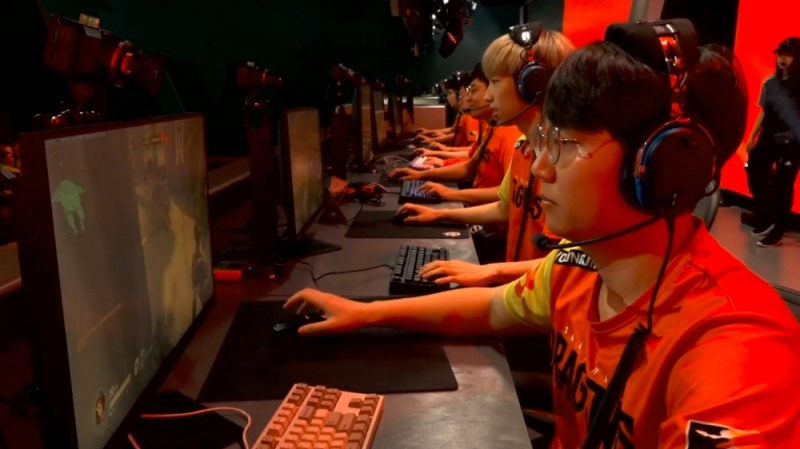 상하이 드래곤즈(사진=중계방송 캡처).