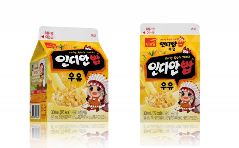푸르밀, 농심과 손잡고 ‘인디안밥 우유’ 출시
