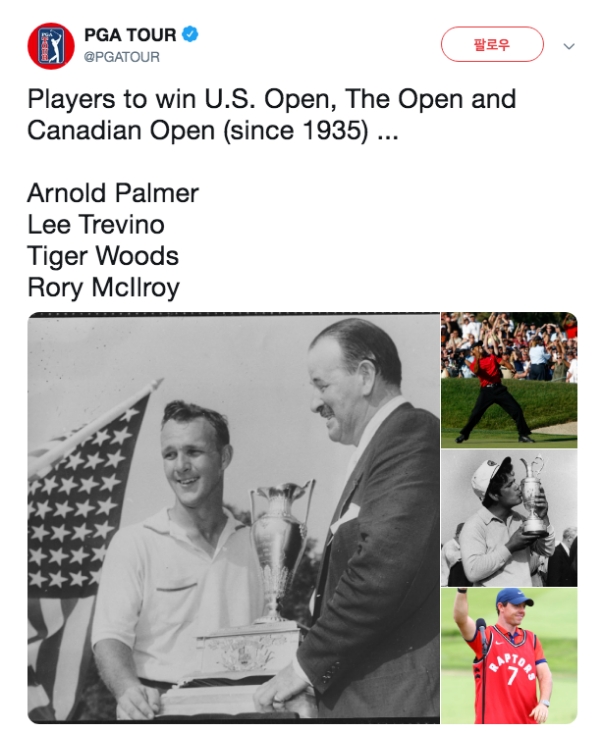 사진=PGA투어 트위터 캡처