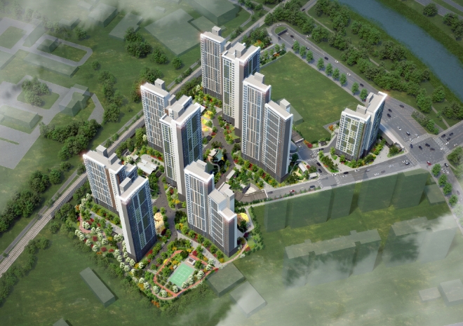 중촌 푸르지오 센터파크 조감도 / 자료 제공 = 대우건설