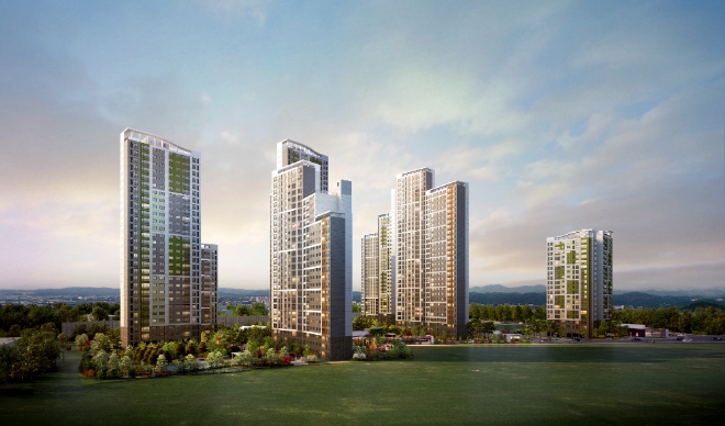 중촌 푸르지오 센터파크 석경투시도