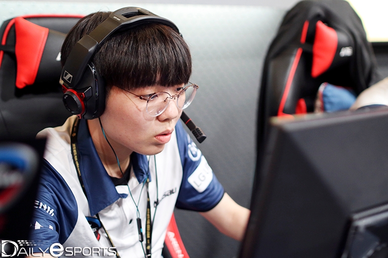 OGN 엔투스 에이스의 '랭' 김성진.