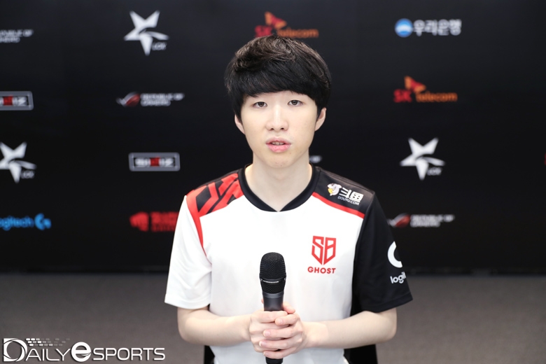 샌드박스 게이밍의 원거리 딜러 '고스트' 장용준.