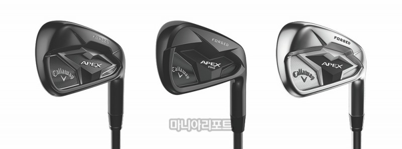 에이펙스 리미티드 아이언 3종. 에이펙스, 에이펙스 프로, 에이펙스 여성용. 사진 제공=캘러웨이골프