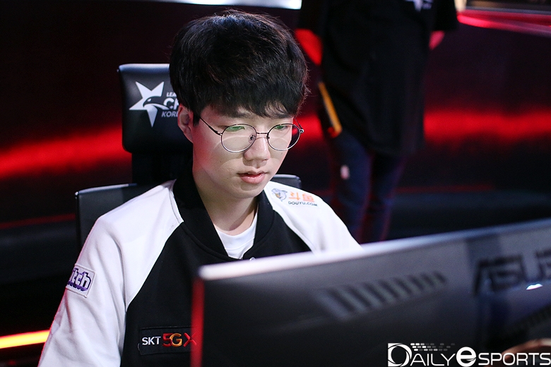 SK텔레콤 T1의 정글러 '하루' 강민승.