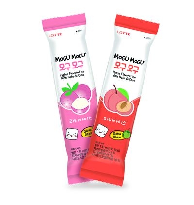 롯데제과 모구모구 아이스 2종 제품 / 사진 제공 = 롯데제과