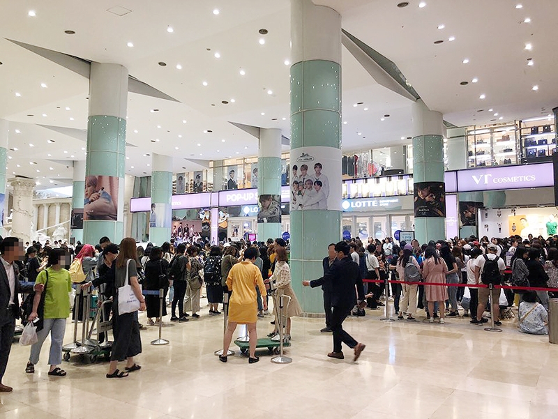 브이티 코스메틱, 잠실·부산 롯데 백화점 팝업스토어 오픈