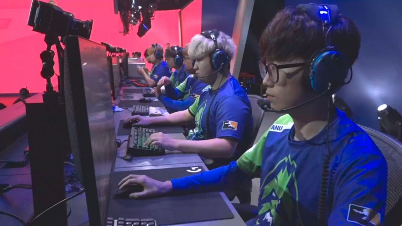 밴쿠버 타이탄즈(사진=중계방송 캡처).