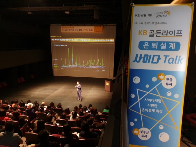 KB골든라이프 은퇴설계 사이다 Talk 세미나 개최 / 사진 제공 = KB국민은행