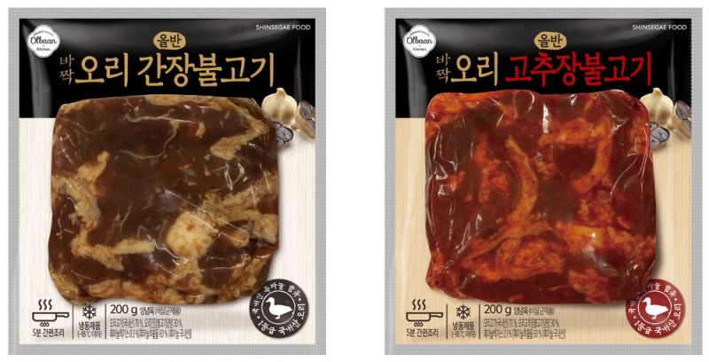신세계푸드, ‘올반 바짝 오리불고기’ 간편식 2종 출시