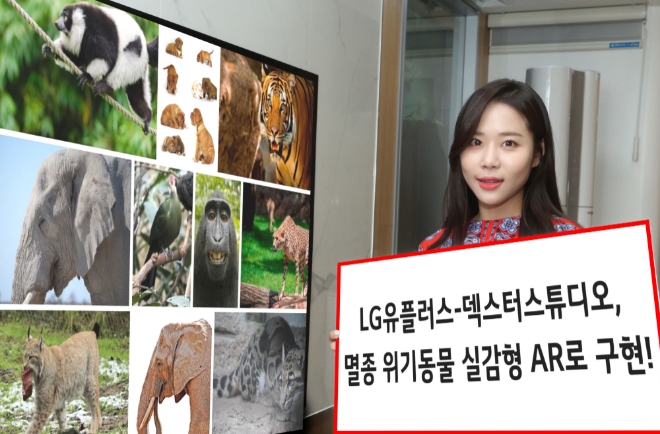 LG유플러스(부회장 하현회)는 덱스터스튜디오(대표 류춘호)와 공동으로 컨소시엄을 구성해, 정보통신산업진흥원(NIPA)이 주관하는 ‘2019년 디지털콘텐츠 대중소기업동반성장 지원 국책사업’ 수행업체로 선정돼 올 연말까지 AR대중화를 위한 콘텐츠를 개발한다고 18일 밝혔다./ 사진 제공 = LG유플러스