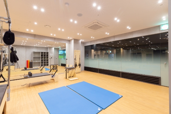 QED 골프 아카데미 반포직영점의 PT룸. 사진=YG스포츠 제공