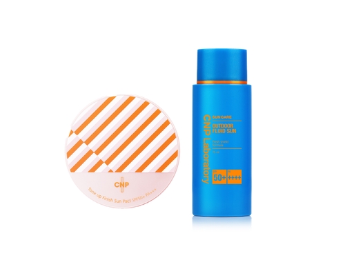 CNP, '아웃도어 플루이드 선&톤업 선팩트'/사진 제공 = LG생활건강