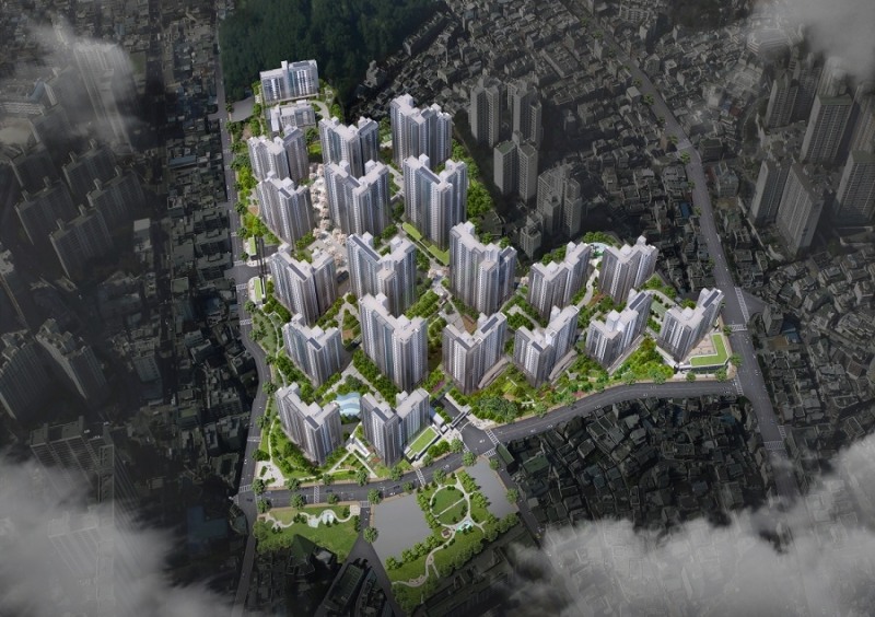 삼성 래미안 어반파크 조감도. 사진제공=삼성물산