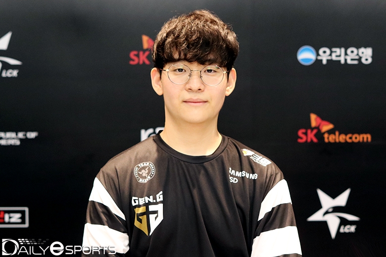 젠지 e스포츠의 서포터 '라이프' 김정민.