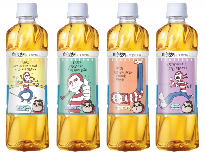 웅진식품 하늘보리, 인기 웹툰 입힌 '2019 열두보리 스페셜 에디션' 출시