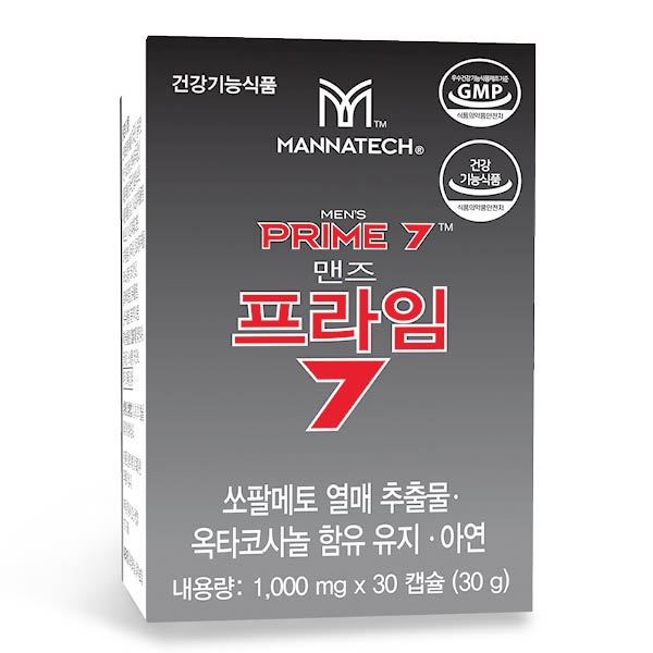 매나테크 코리아, 남성 건강 위한 ‘맨즈프라임7’ 출시