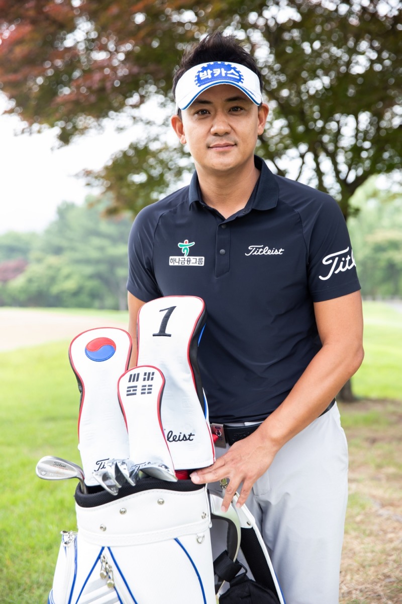 박상현은 "태극기를 보면 뿌듯하다"고 했다. 사진 제공=타이틀리스트.