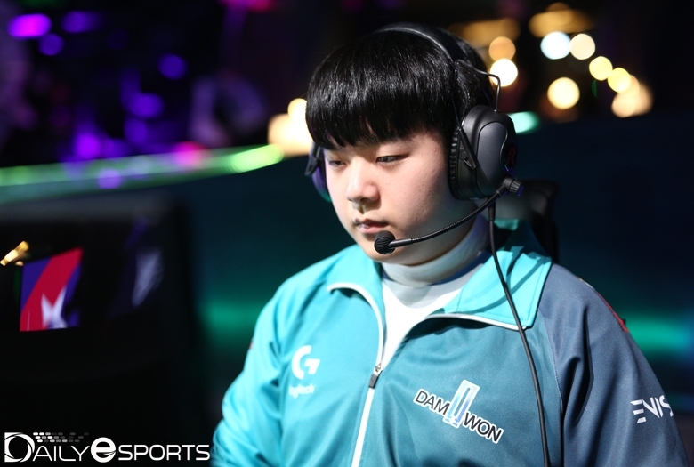 담원 게이밍의 정글러 '캐니언' 김건부.