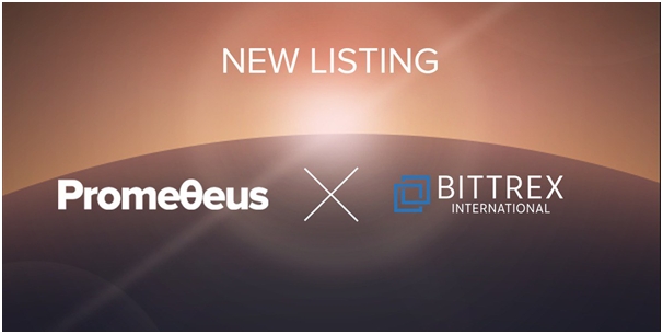 토큰맨 4차 IEO 프로메테우스 네트워크, 비트렉스 상장