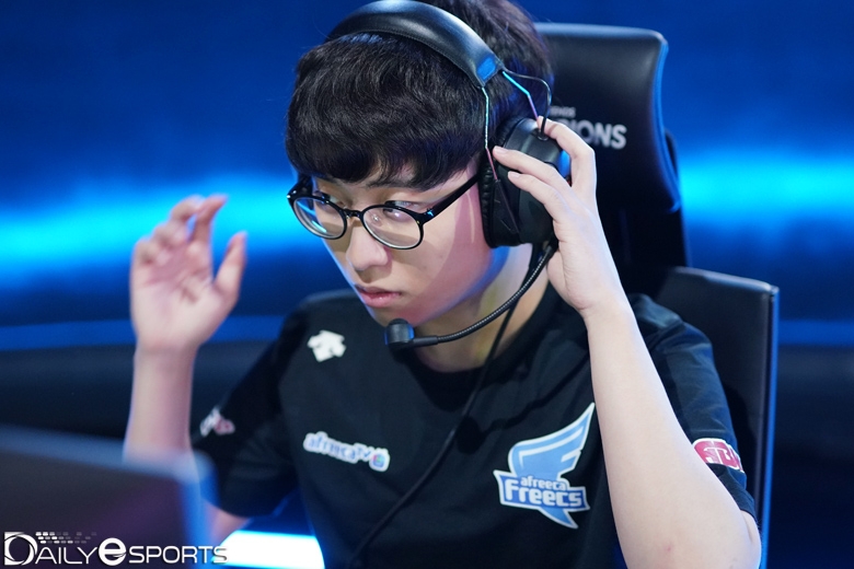 아프리카 프릭스의 톱 라이너 '기인' 김기인.