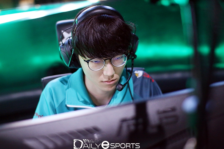 담원 게이밍의 톱 라이너 '너구리' 장하권.