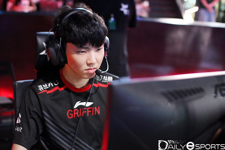 그리핀의 미드 라이너 '초비' 정지훈.